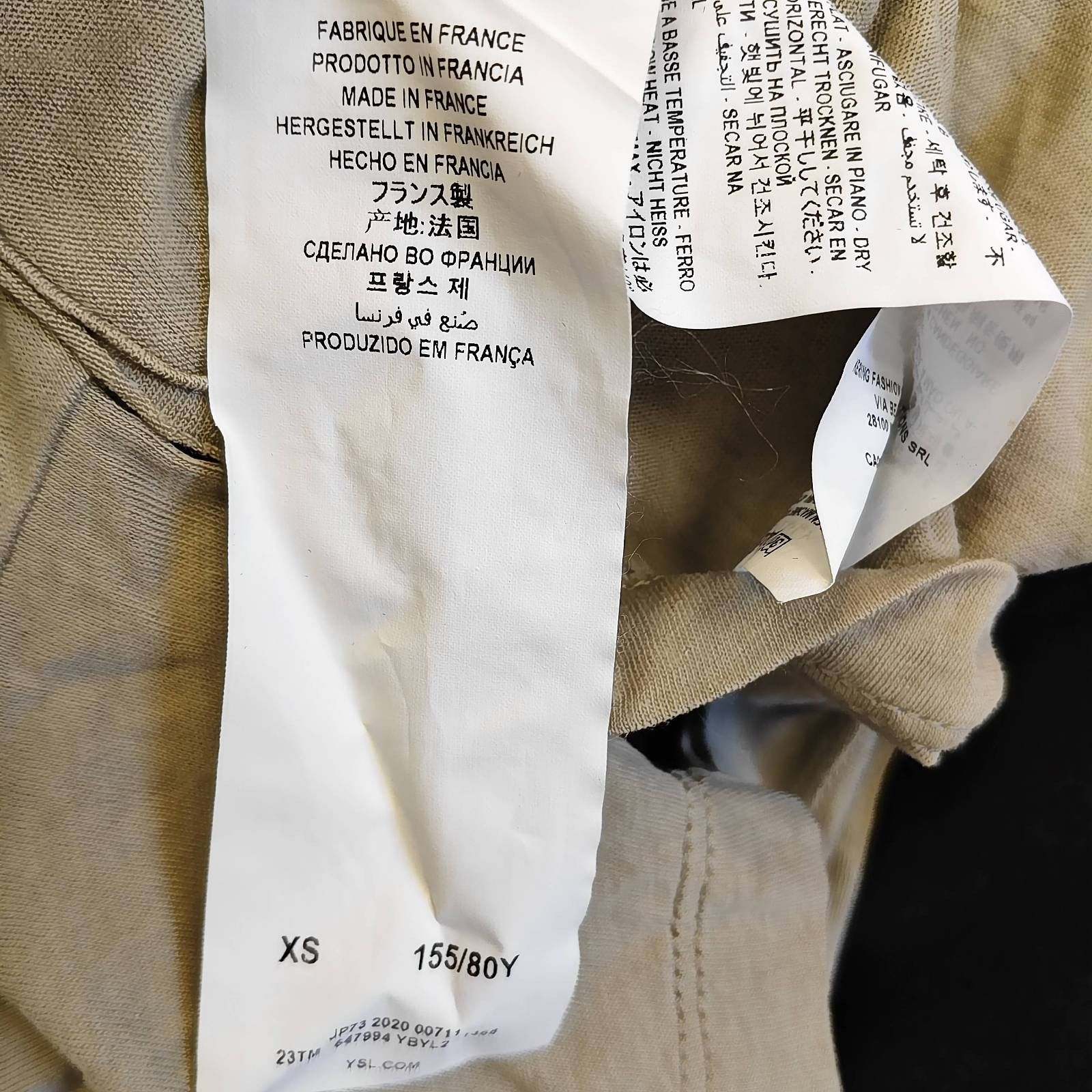 Saint Laurent Paris Saint Laurent Logo T-Shirt Size XS Size XS / US 0-2 / IT 36-38 - 4 Thumbnail