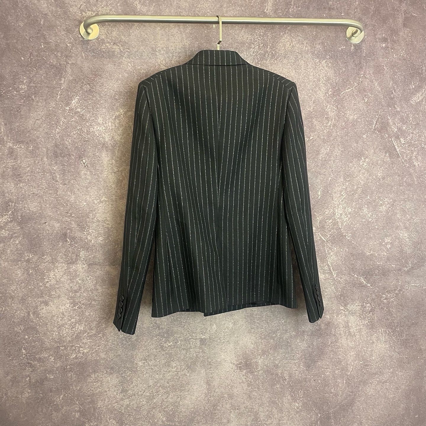 Saint Laurent Paris Saint Laurent Pinstripe Double Breasted Blazer Size 34 Size XS / US 0-2 / IT 36-38 - 2 Thumbnail