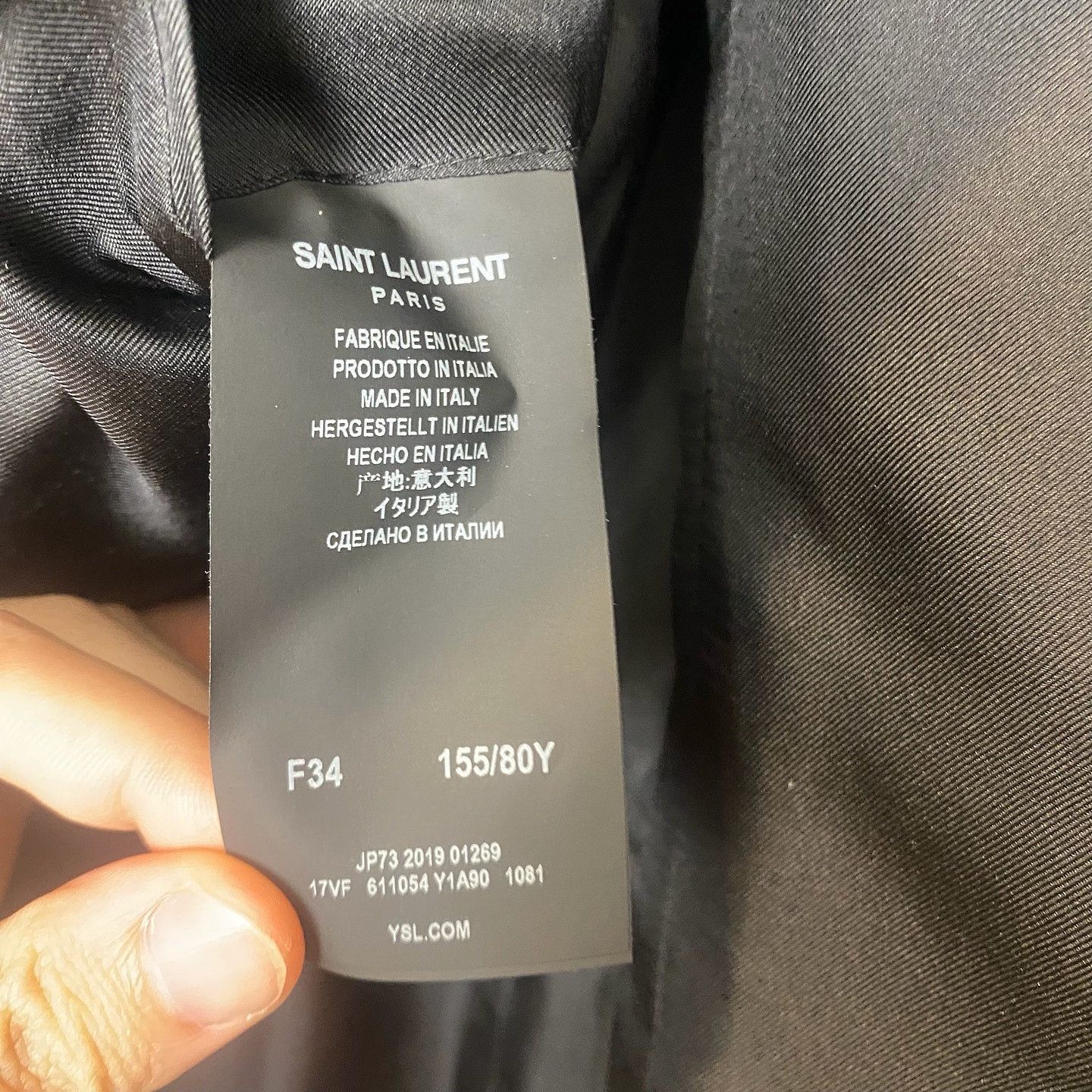 Saint Laurent Paris Saint Laurent Pinstripe Double Breasted Blazer Size 34 Size XS / US 0-2 / IT 36-38 - 4 Thumbnail