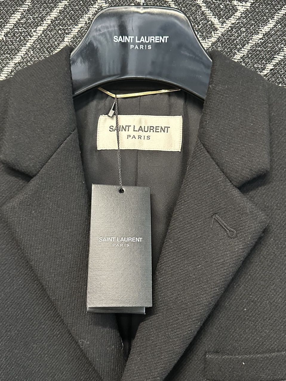 Saint Laurent Paris Saint Laurent Wool Coat Size 38 Size S / US 4 / IT 40 - 5 Thumbnail