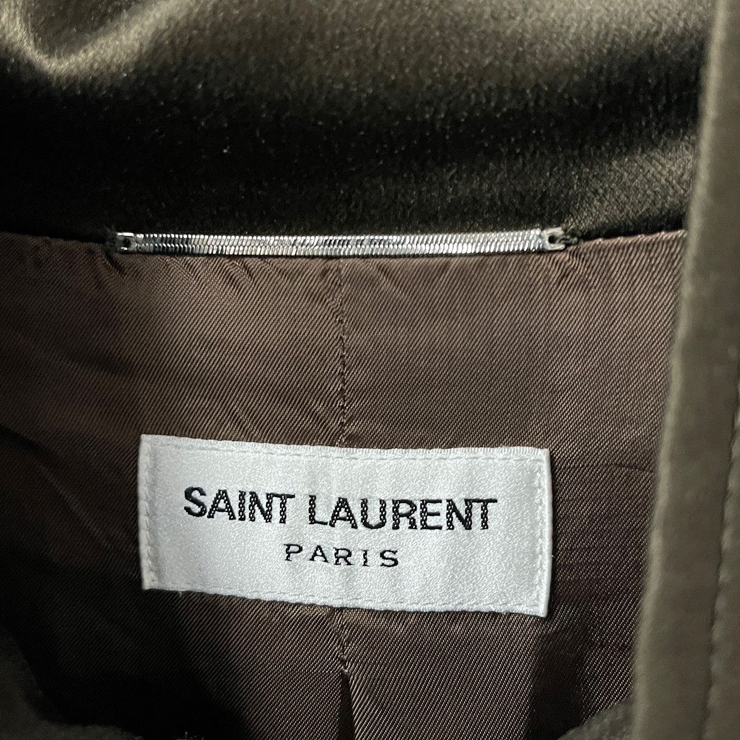 Saint Laurent Paris Saint Laurent Silk Zip Jacket Size 54 Size US L / EU 52-54 / 3 - 3 Thumbnail