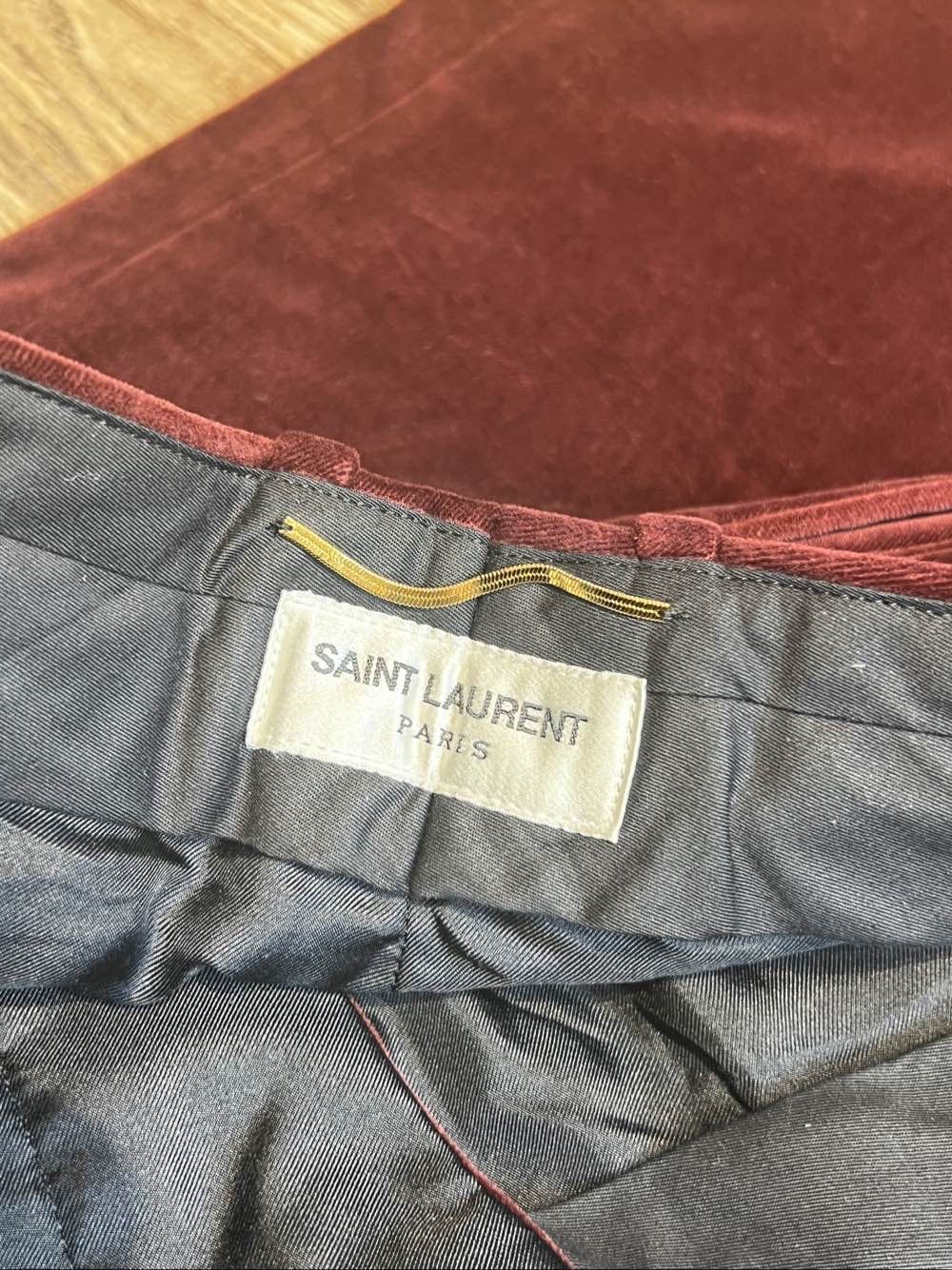 Saint Laurent Paris Saint Laurent Velvet Pants F36 Size 26" / US 2 / IT 38 - 3 Thumbnail