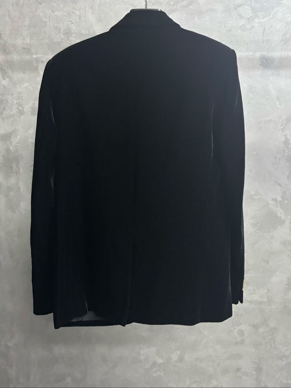 Saint Laurent Paris Saint Laurent Solid Black Blazer Size 38R Size 38R - 2 Thumbnail
