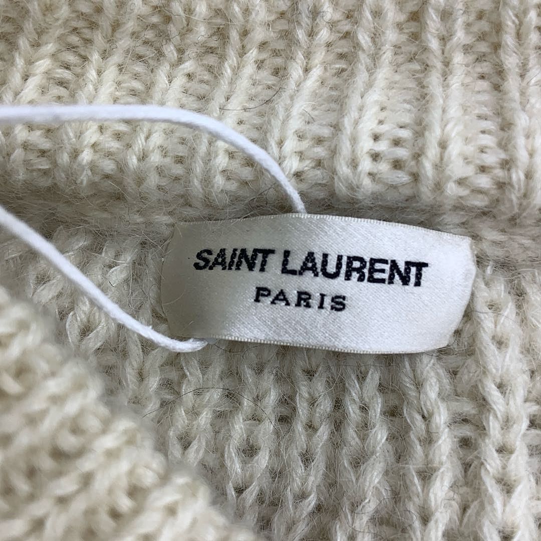 Saint Laurent Paris Saint Laurent Striped Hooded Sweater Size L Size L / US 10 / IT 46 - 3 Thumbnail