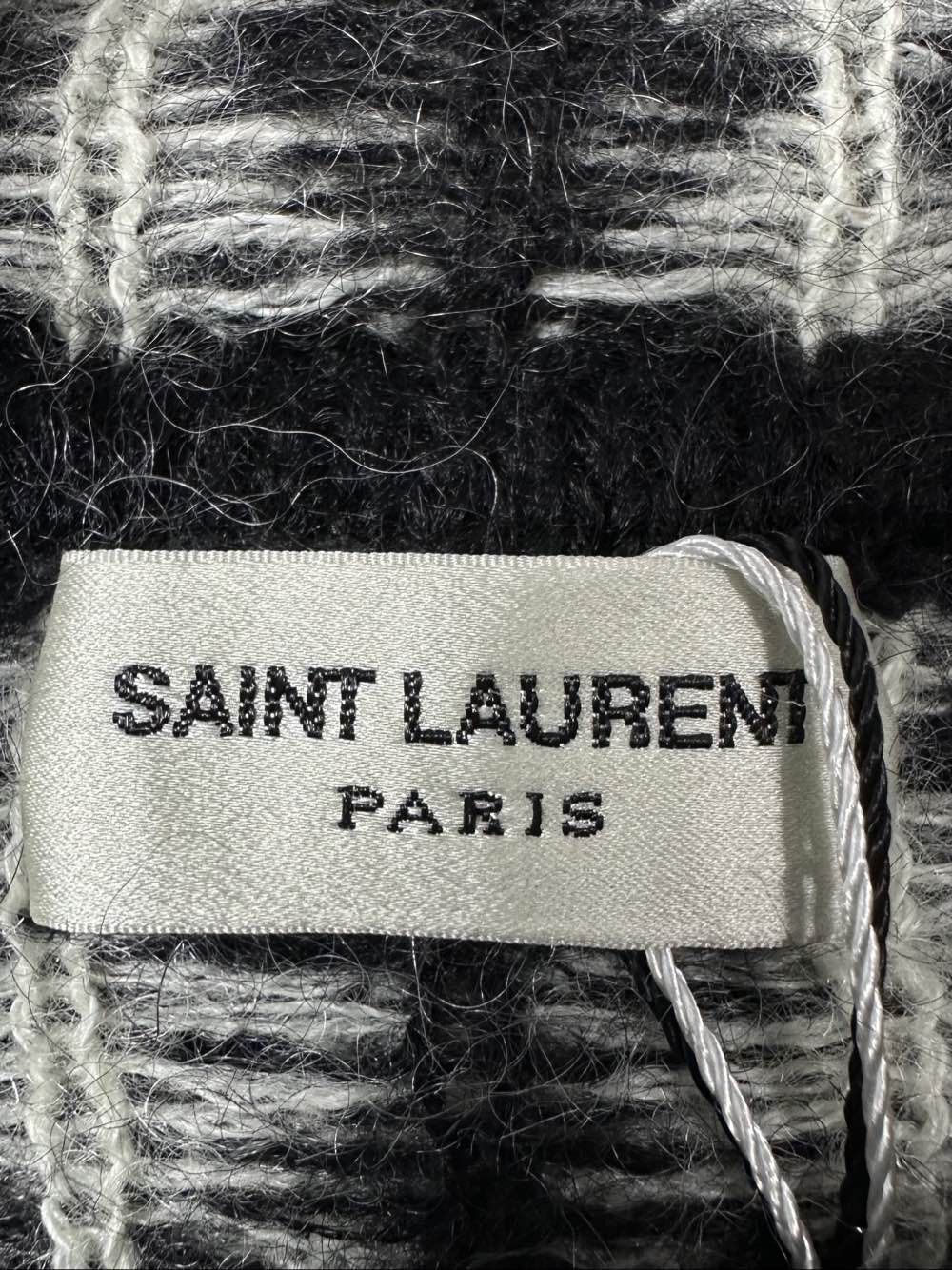 Saint Laurent Paris Saint Laurent Geometric Pattern Wool Sweater Size S Size US S / EU 44-46 / 1 - 3 Thumbnail