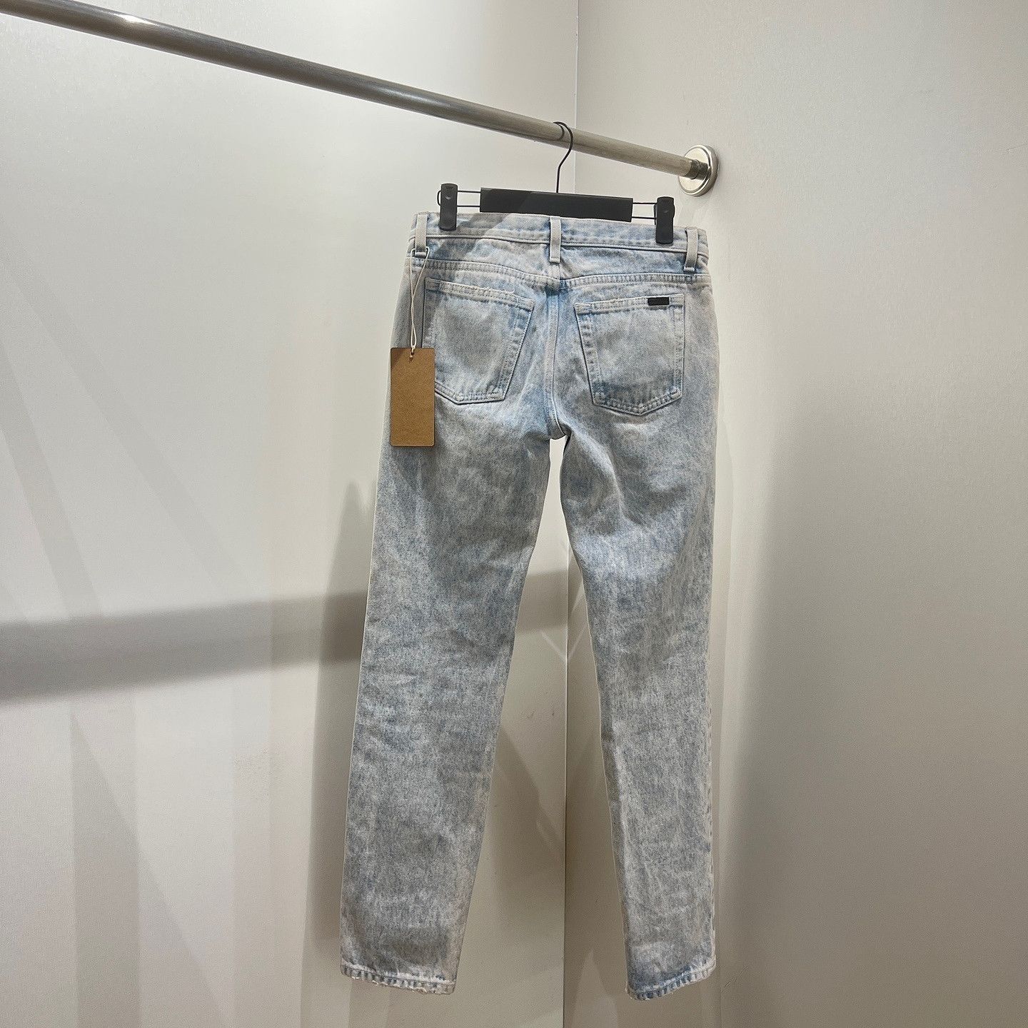 Saint Laurent Paris Saint Laurent Acid Wash Jeans Size 26 Size 26" / US 2 / IT 38 - 2 Thumbnail