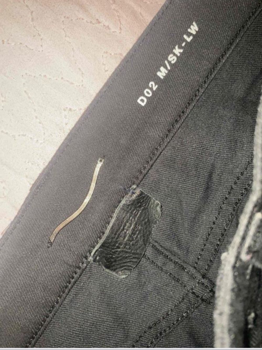 Saint Laurent Paris Saint Laurent D02 Black Denim Jeans Size 30 Size US 30 / EU 46 - 3 Thumbnail