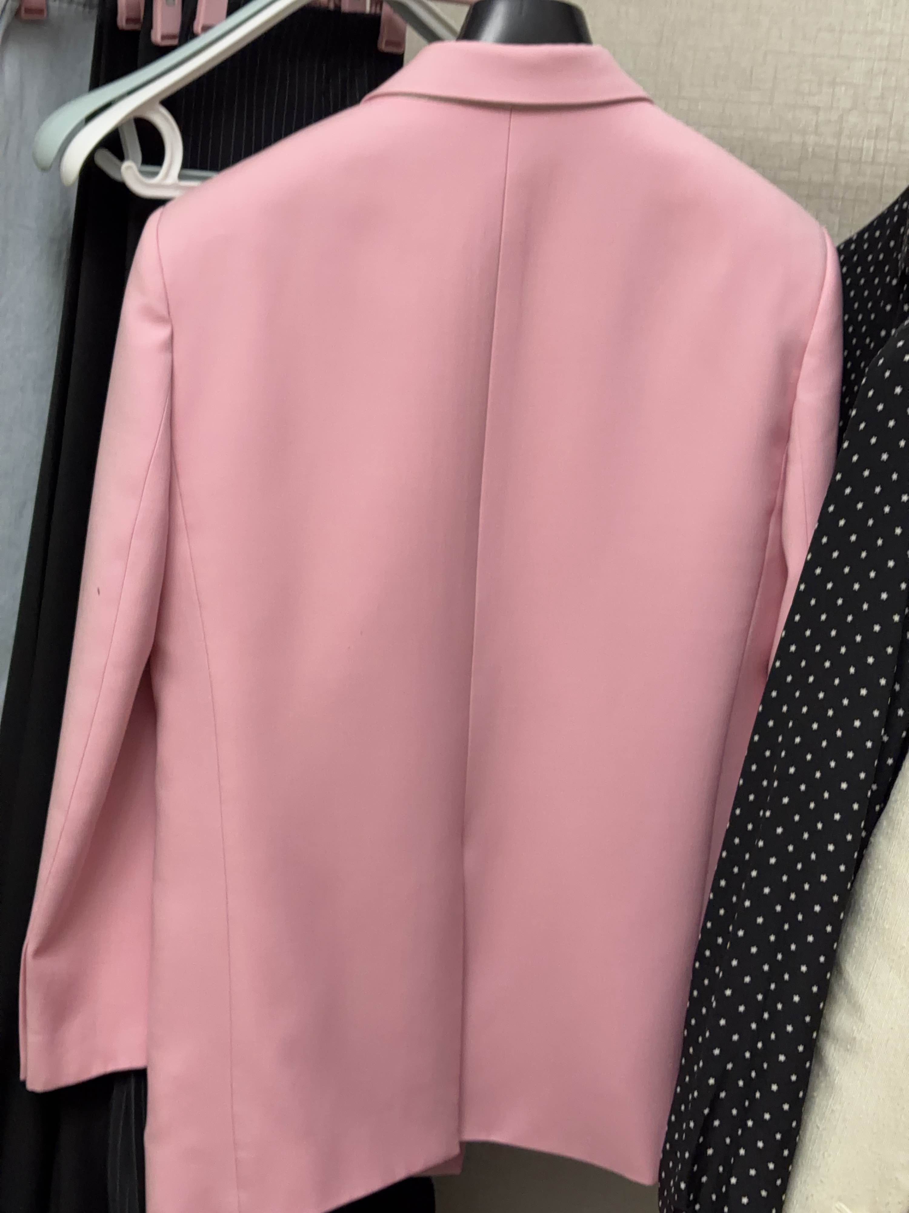 Saint Laurent Paris Saint Laurent Pink Blazer Size 48 Size 38R - 2 Thumbnail