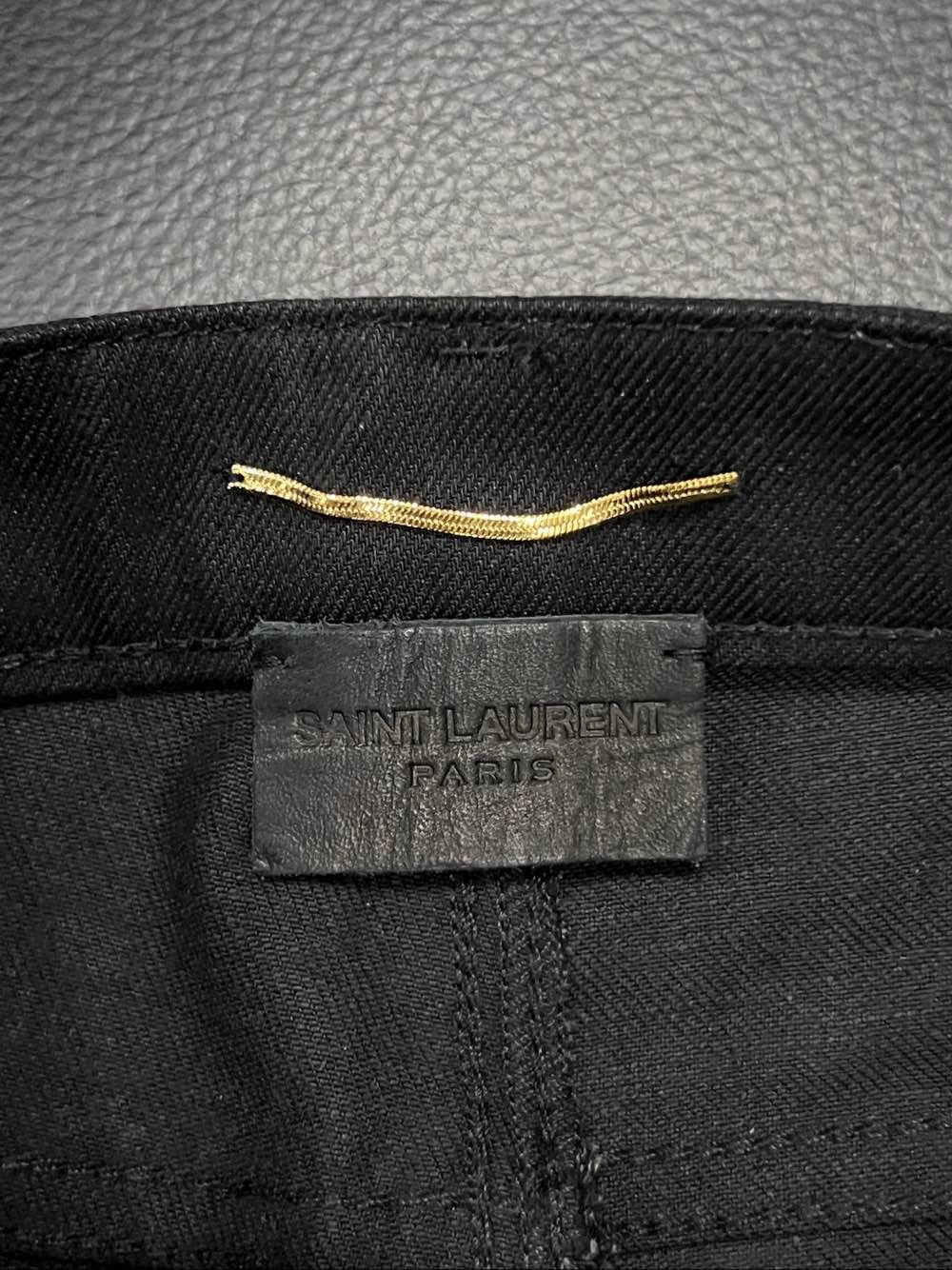 Saint Laurent Paris Saint Laurent Black Denim Jeans Size 28 Size US 28 / EU 44 - 3 Thumbnail