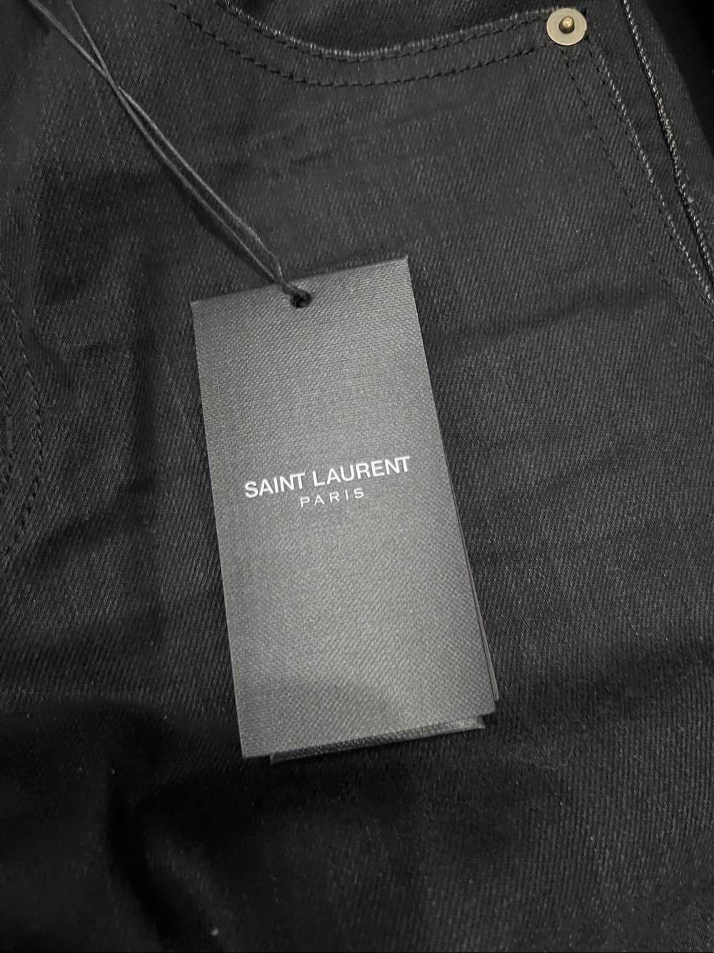 Saint Laurent Paris Saint Laurent Black Denim Jeans Size 28 Size US 28 / EU 44 - 5 Thumbnail
