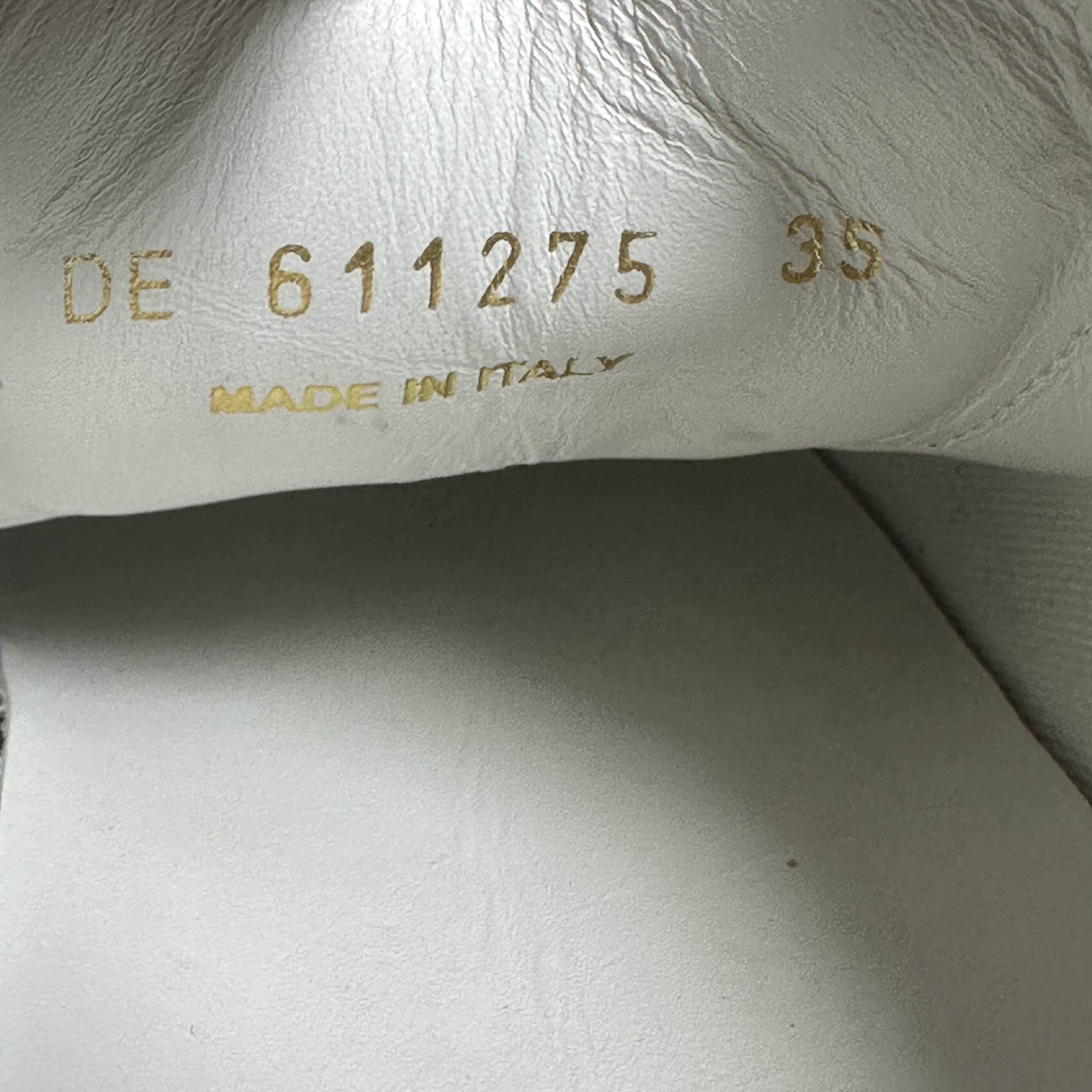 Saint Laurent Paris Saint Laurent White Leather Low-Top Sneakers Size 35 Size US 5 / IT 35 - 5 Thumbnail