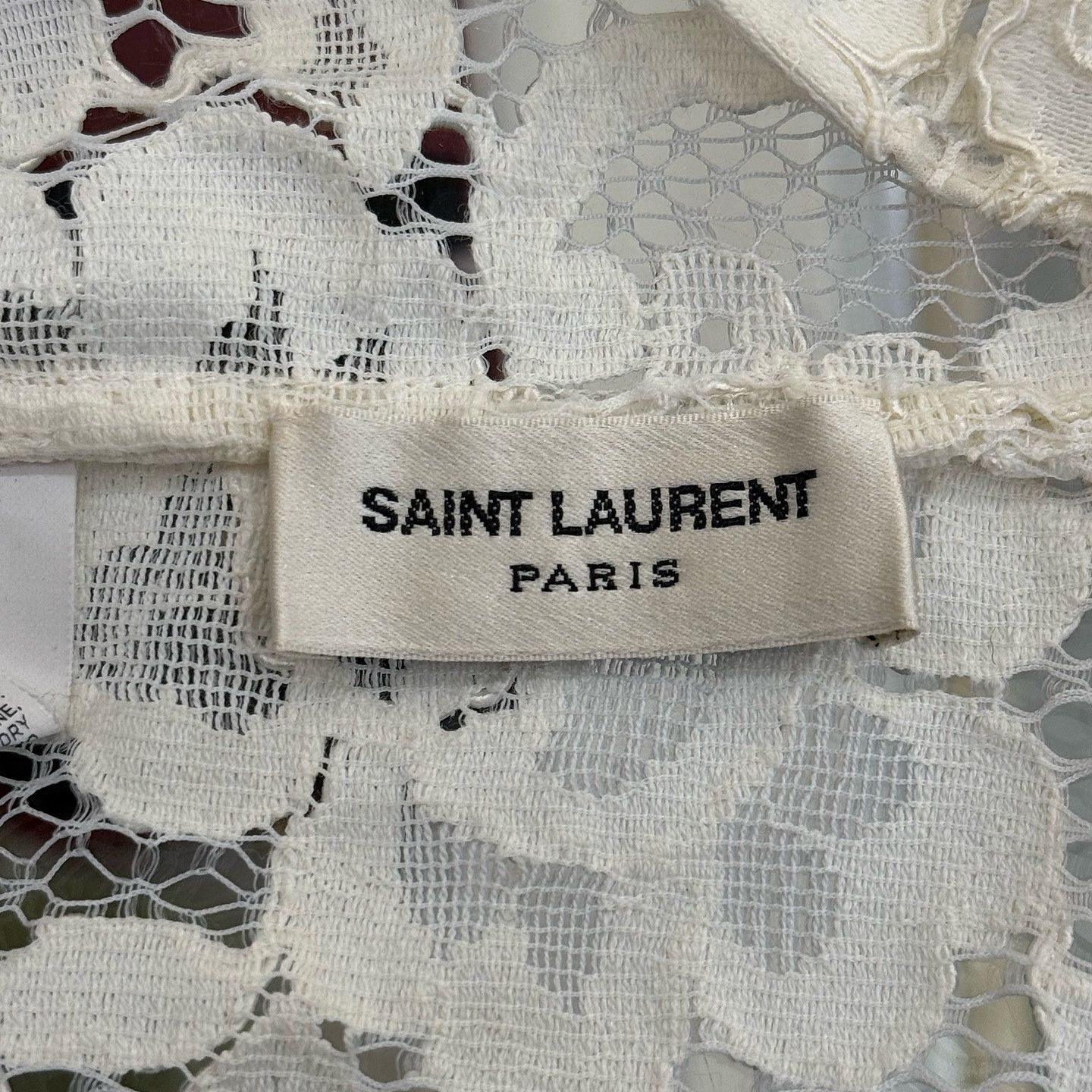 Saint Laurent Paris Saint Laurent Floral Lace Tank Top Size 38 Size S / US 4 / IT 40 - 3 Thumbnail