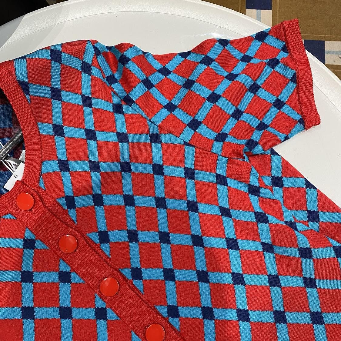 Saint Laurent Paris Saint Laurent Geometric Knit Button Up Dress M Size M / US 6-8 / IT 42-44 - 9 Thumbnail