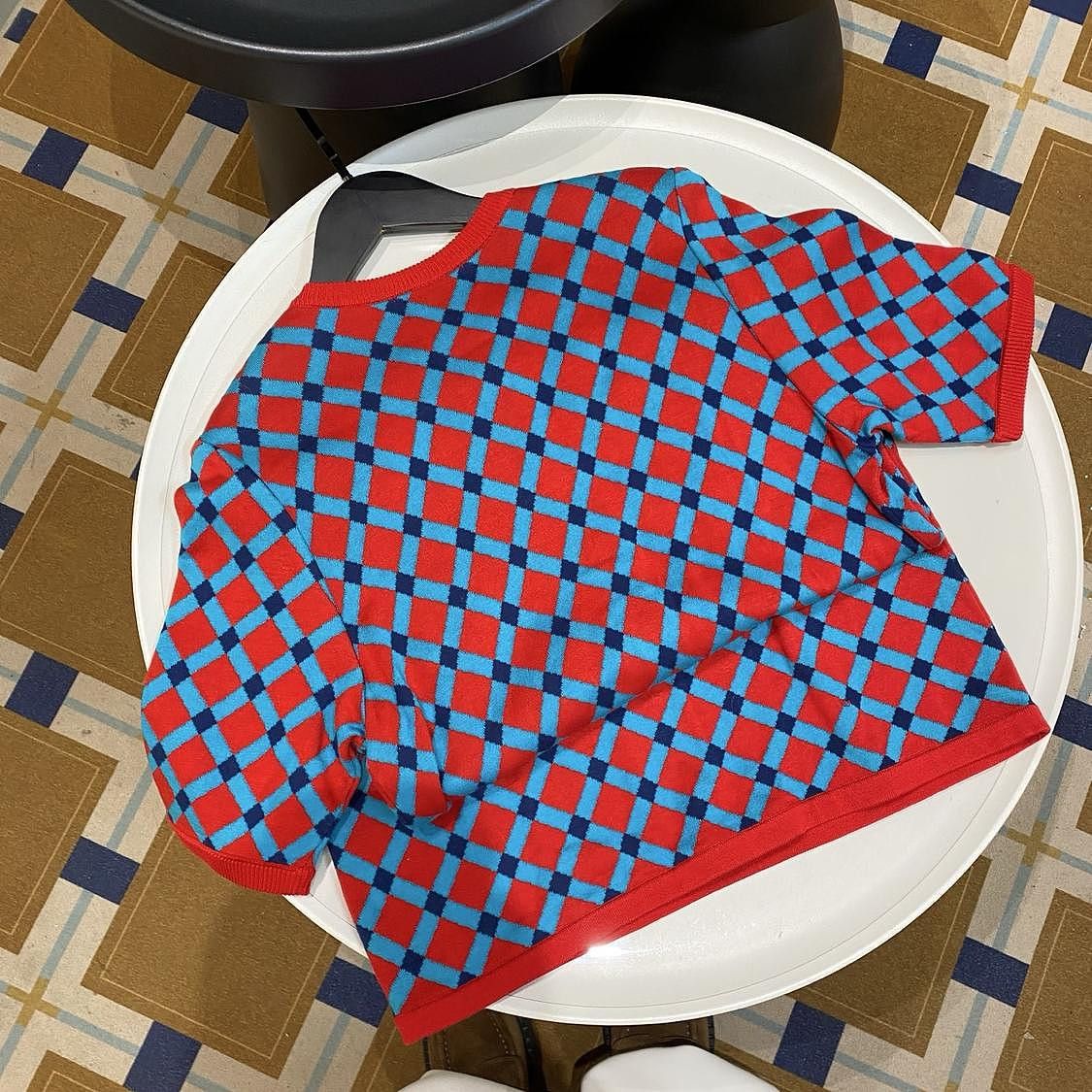 Saint Laurent Paris Saint Laurent Geometric Knit Button Up Dress M Size M / US 6-8 / IT 42-44 - 12 Thumbnail