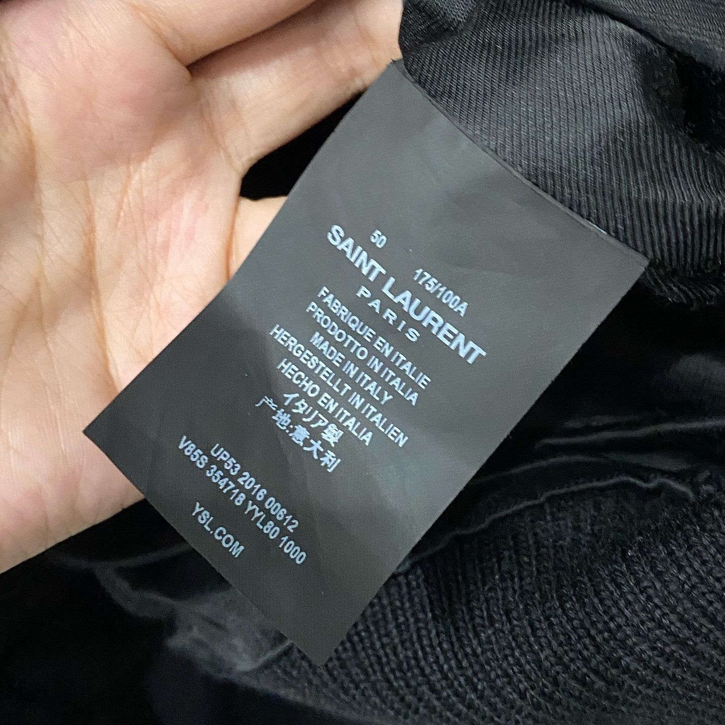 Saint Laurent Paris Saint Laurent Contrast Trim Varsity Jacket Size M Size US M / EU 48-50 / 2 - 4 Thumbnail