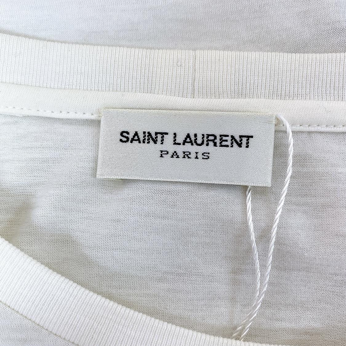 Saint Laurent Paris Saint Laurent Graphic Logo Tank Top Size S Size S / US 4 / IT 40 - 3 Thumbnail
