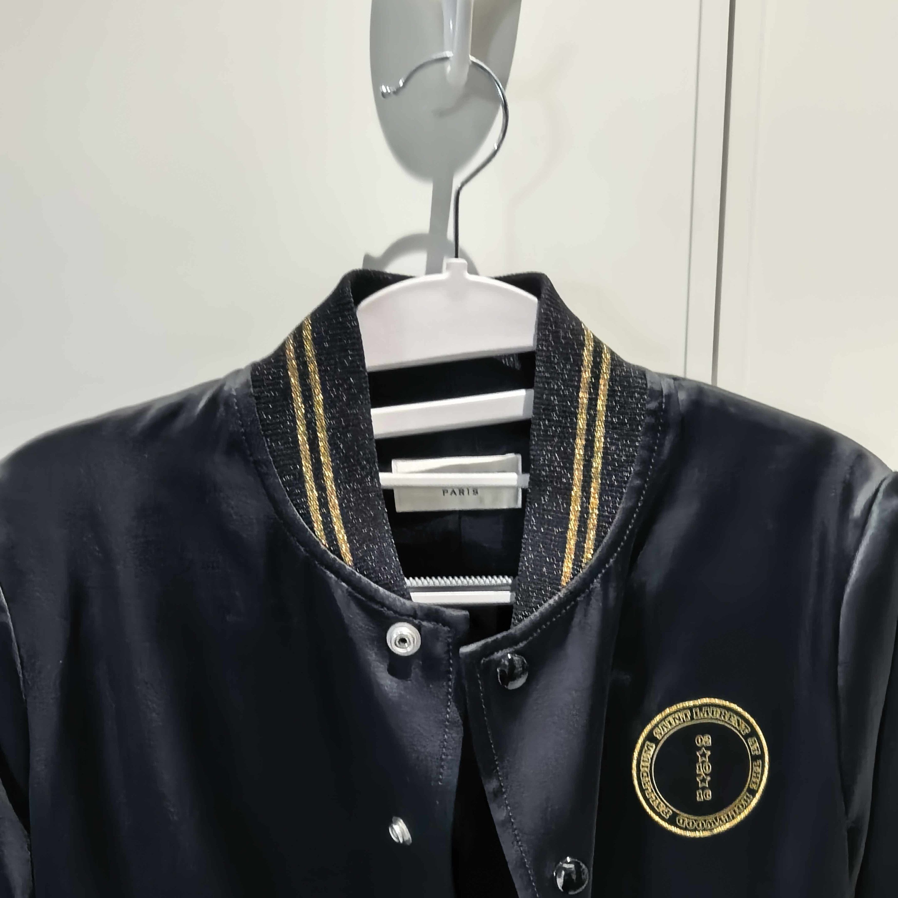 Saint Laurent Paris Saint Laurent Palladium Star Bomber Jacket Size 34 Size XS / US 0-2 / IT 36-38 - 6 Thumbnail