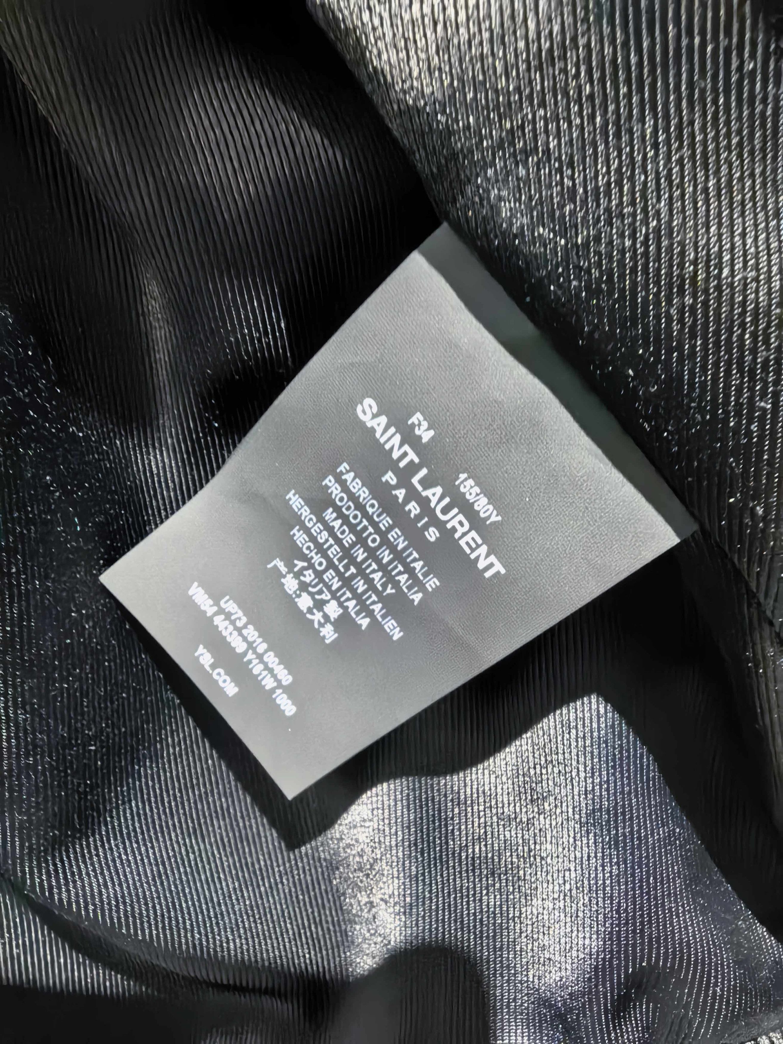 Saint Laurent Paris Saint Laurent Palladium Star Bomber Jacket Size 34 Size XS / US 0-2 / IT 36-38 - 4 Thumbnail