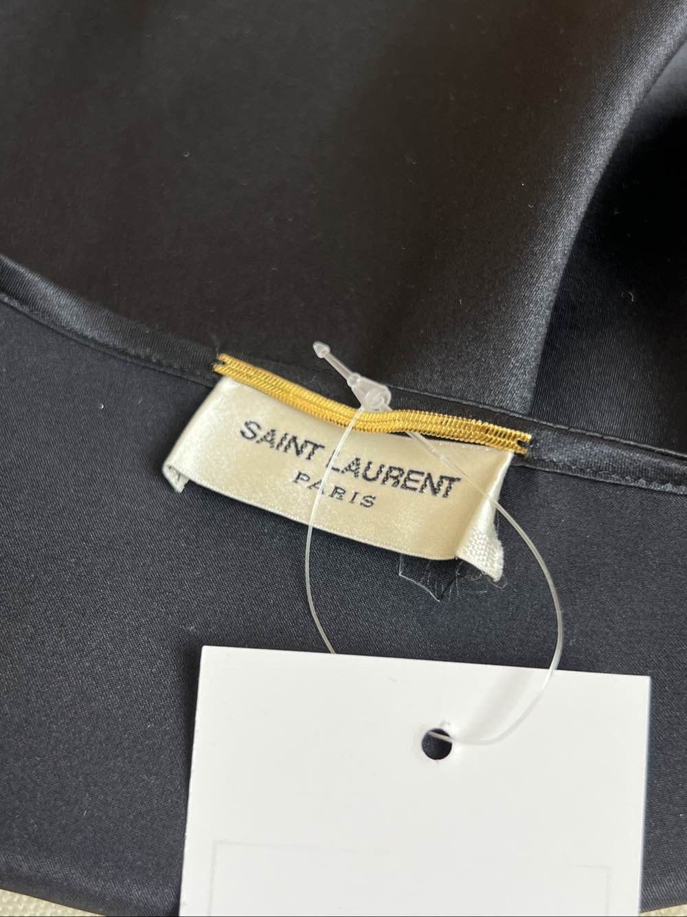 Saint Laurent Paris Saint Laurent Black Bow Blouse Size 36 Size XS / US 0-2 / IT 36-38 - 3 Thumbnail