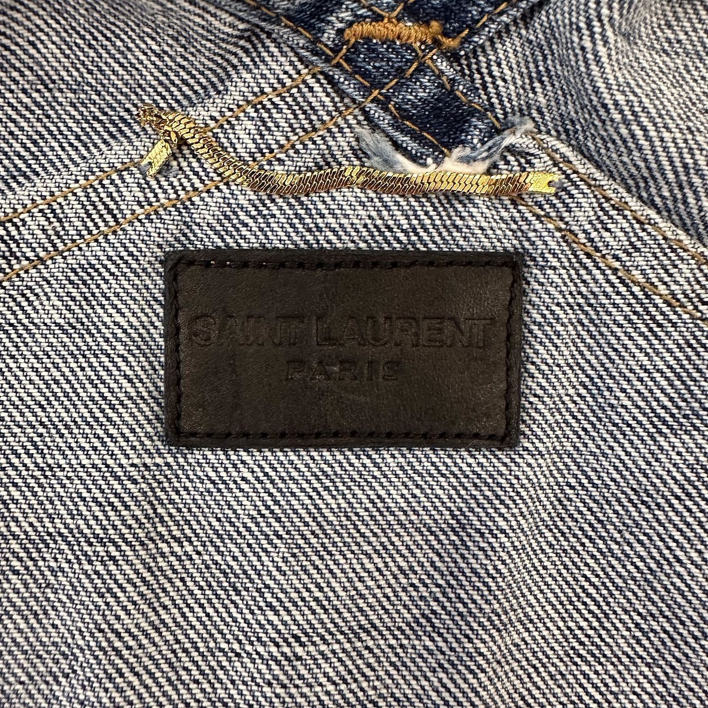 Saint Laurent Paris Saint Laurent Denim Overalls Size 28 Size 28" / US 6 / IT 42 - 3 Thumbnail