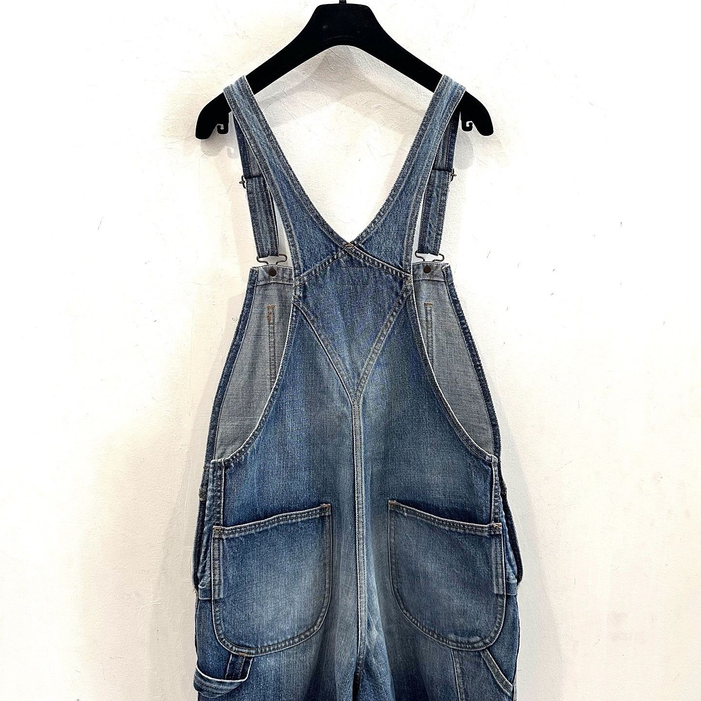 Saint Laurent Paris Saint Laurent Denim Overalls Size 28 Size 28" / US 6 / IT 42 - 2 Thumbnail