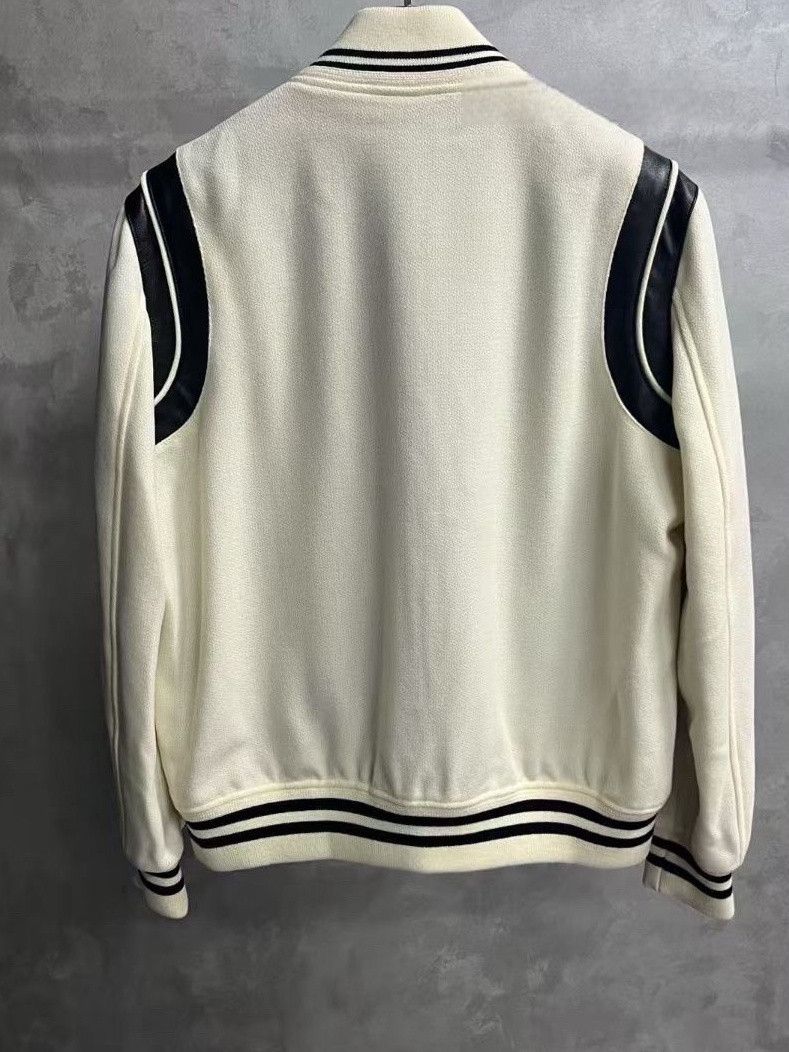 Saint Laurent Paris Saint Laurent Wool Varsity Jacket Size M Size US M / EU 48-50 / 2 - 2 Thumbnail