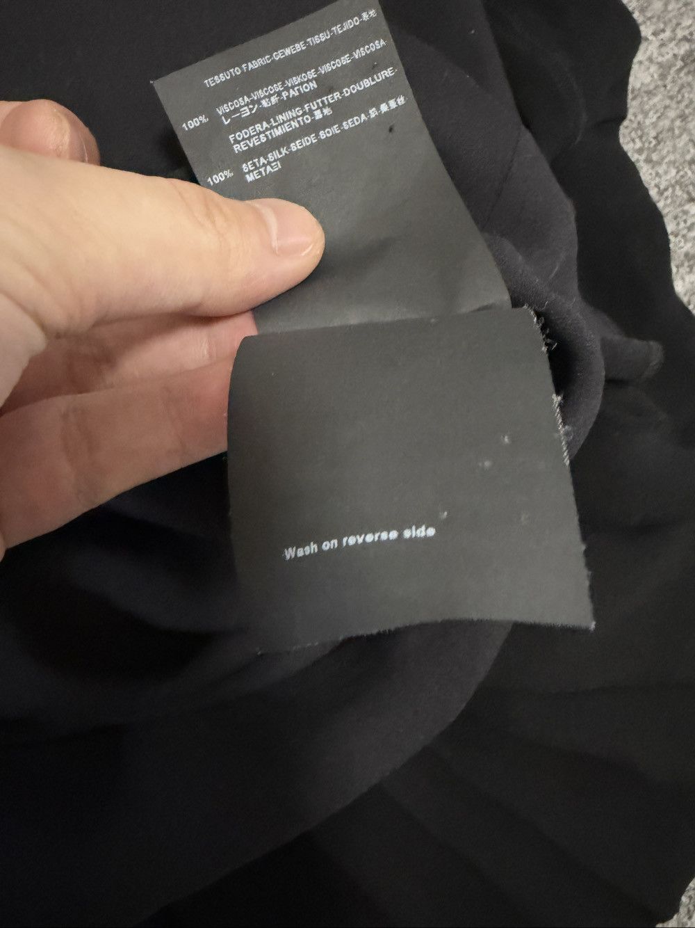 Saint Laurent Paris Saint Laurent Black Viscose Mini Dress Size 40 Size M / US 6-8 / IT 42-44 - 6 Thumbnail