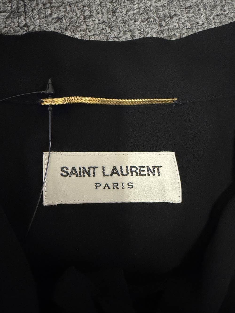Saint Laurent Paris Saint Laurent Black Viscose Mini Dress Size 40 Size M / US 6-8 / IT 42-44 - 3 Thumbnail