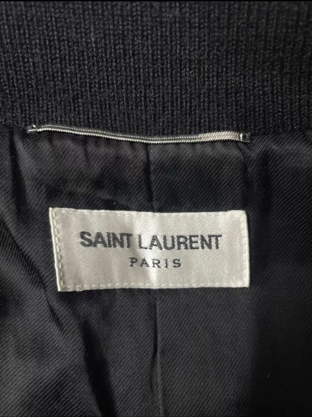 Saint Laurent Paris Saint Laurent Striped Bomber Jacket Size 50 Size US M / EU 48-50 / 2 - 3 Thumbnail
