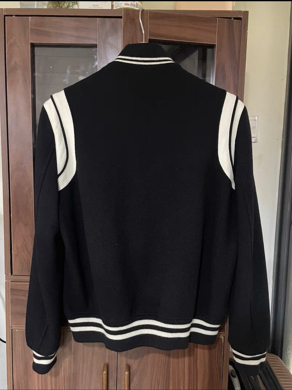Saint Laurent Paris Saint Laurent Striped Bomber Jacket Size 50 Size US M / EU 48-50 / 2 - 2 Thumbnail