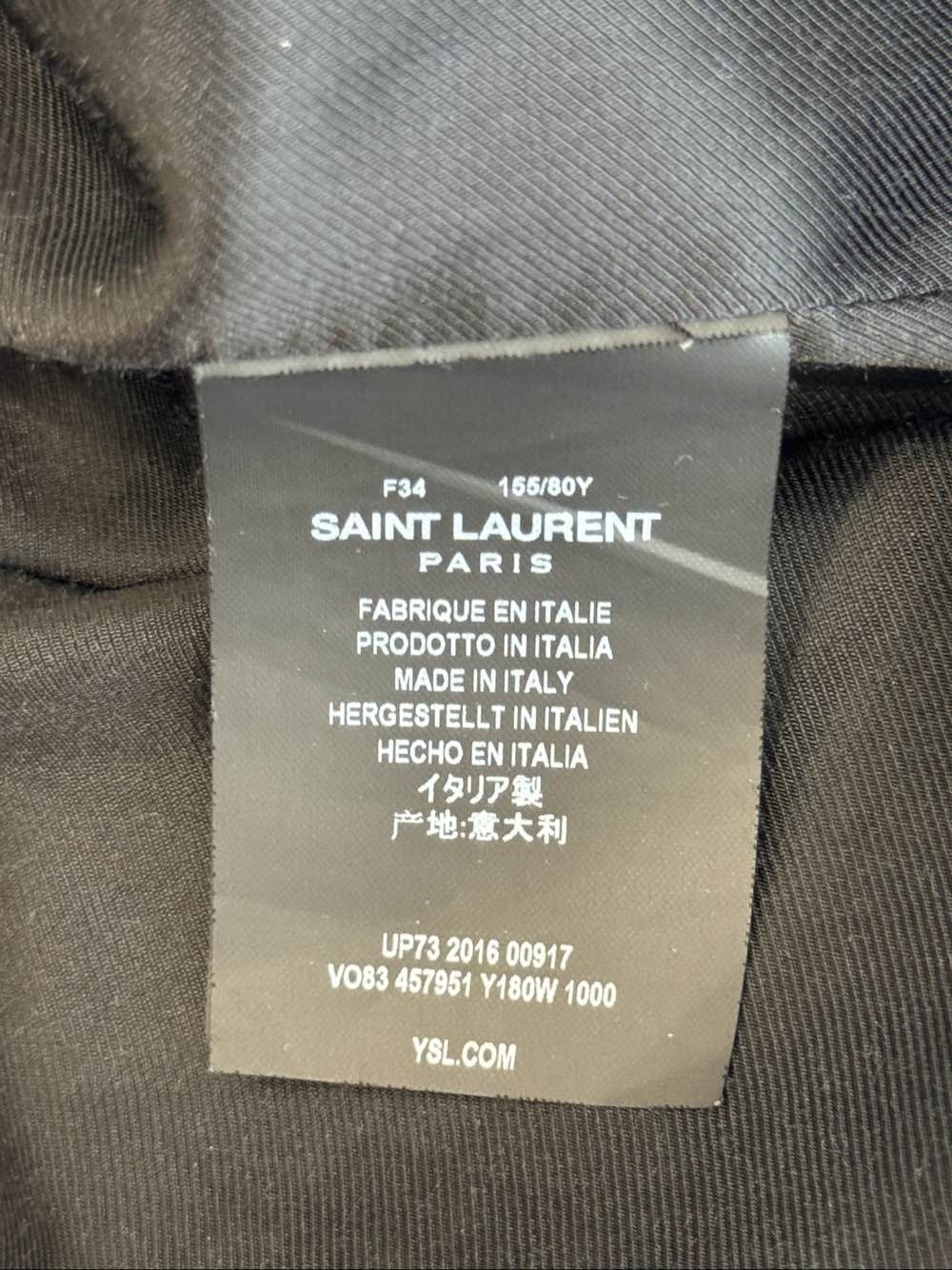 Saint Laurent Paris Saint Laurent Star Embroidered Bomber Jacket Size 34 Size XS / US 0-2 / IT 36-38 - 4 Thumbnail
