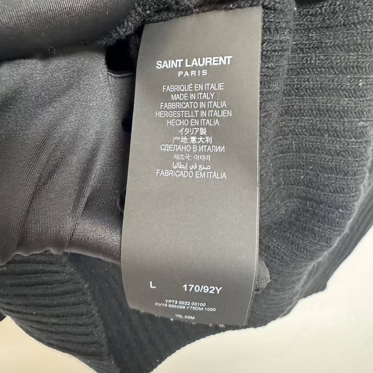 Saint Laurent Paris Saint Laurent Wool Cashmere Turtleneck Sweater Black L Size L / US 10 / IT 46 - 4 Thumbnail
