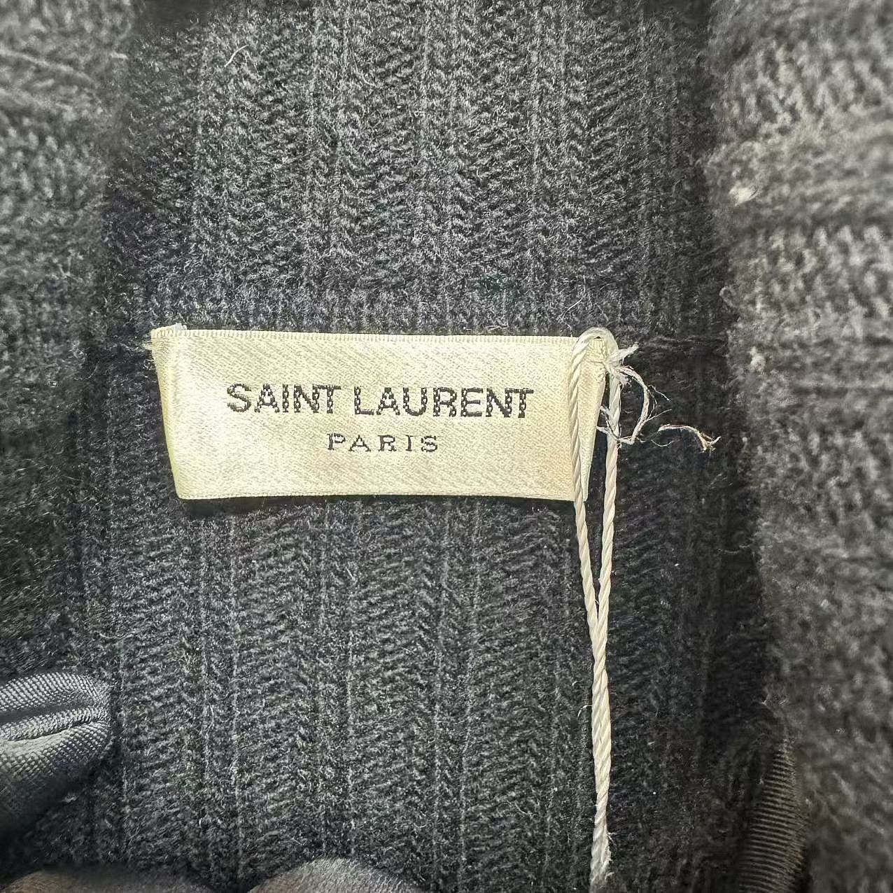 Saint Laurent Paris Saint Laurent Wool Cashmere Turtleneck Sweater Black L Size L / US 10 / IT 46 - 3 Thumbnail