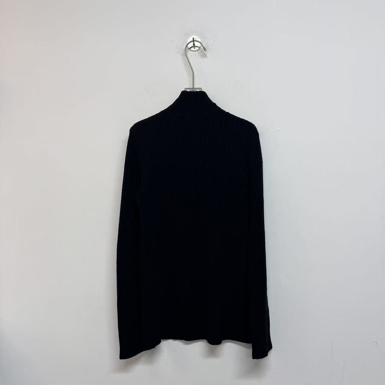 Saint Laurent Paris Saint Laurent Wool Cashmere Turtleneck Sweater Black L Size L / US 10 / IT 46 - 2 Thumbnail