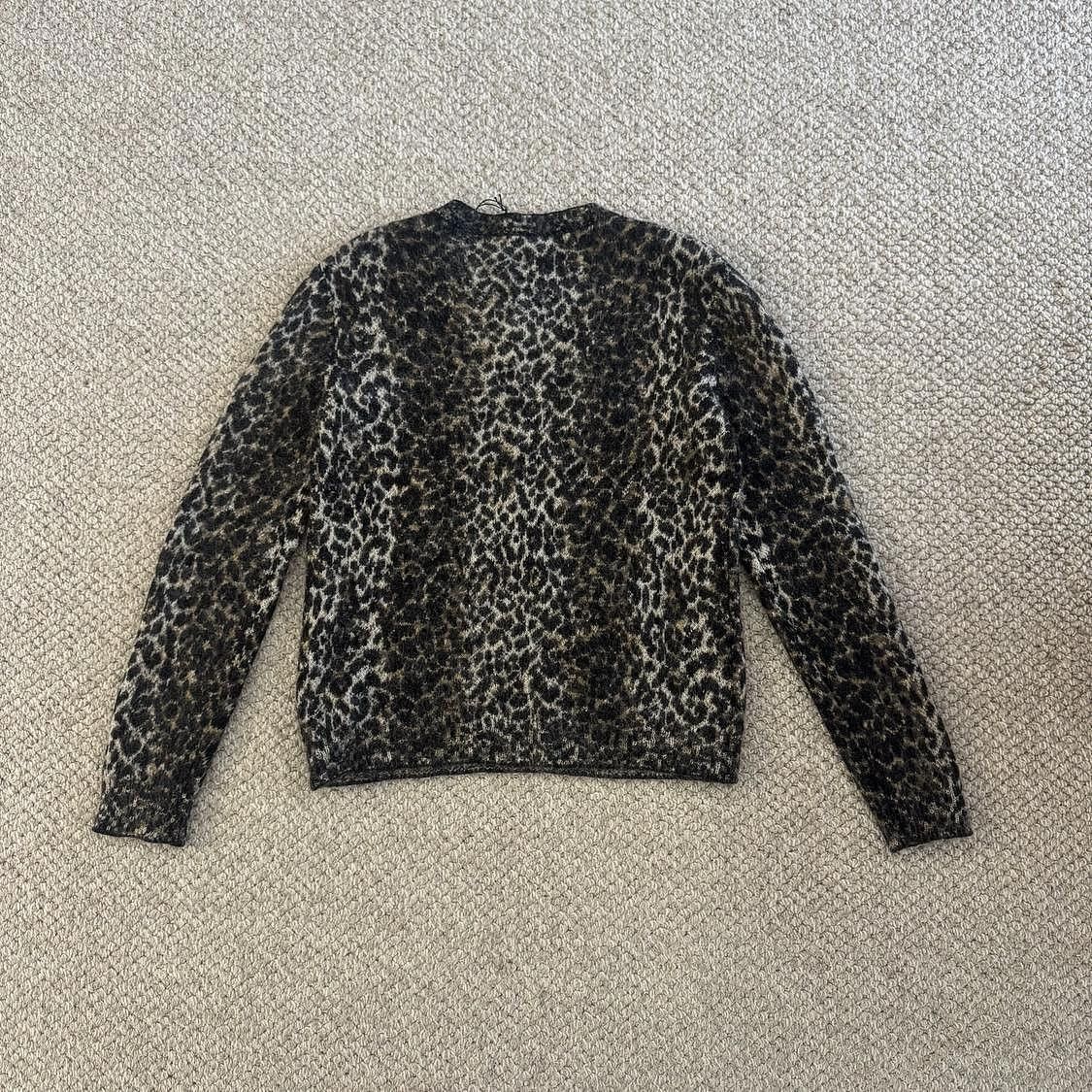 Saint Laurent Paris Saint Laurent Leopard Knit Sweater Size S Size US S / EU 44-46 / 1 - 2 Thumbnail