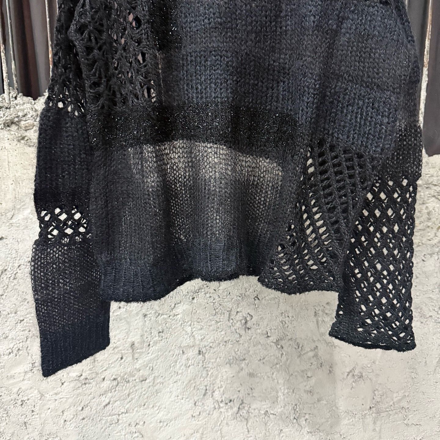 Saint Laurent Paris Saint Laurent Open-Knit Sweater Size XS Size XS / US 0-2 / IT 36-38 - 6 Thumbnail