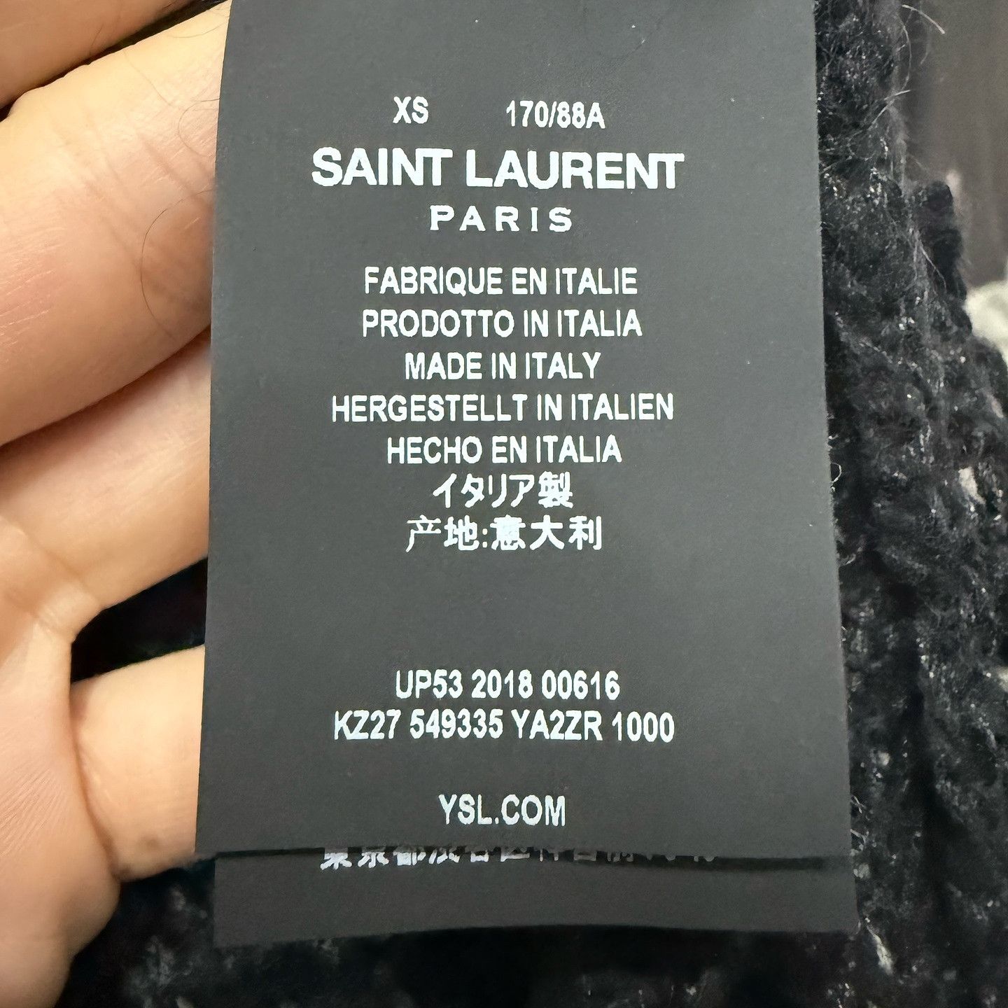 Saint Laurent Paris Saint Laurent Open-Knit Sweater Size XS Size XS / US 0-2 / IT 36-38 - 4 Thumbnail