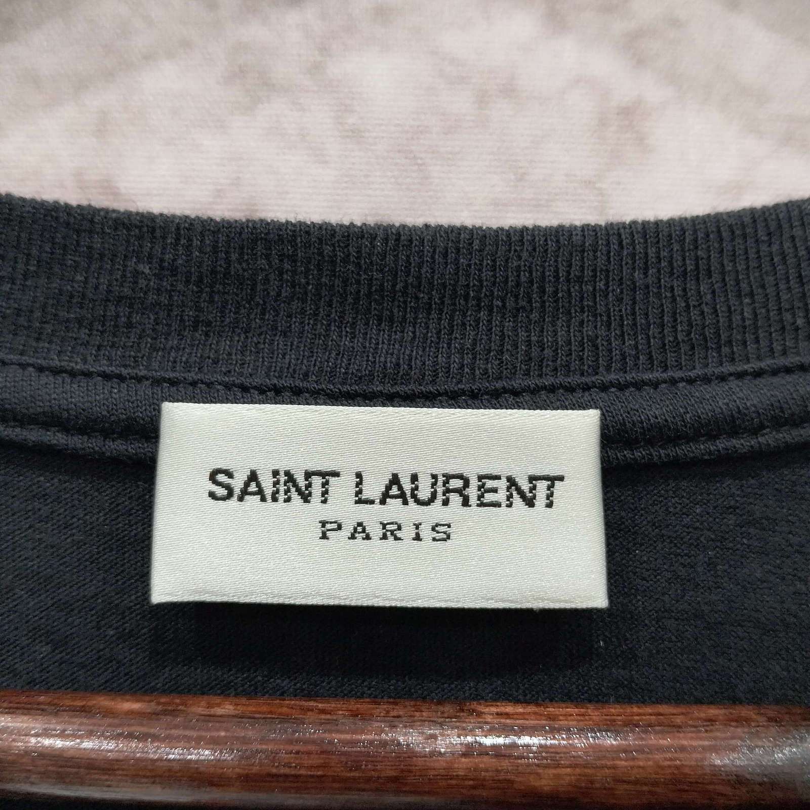 Saint Laurent Paris Saint Laurent Heart Logo T-Shirt Size S Size S / US 4 / IT 40 - 3 Thumbnail