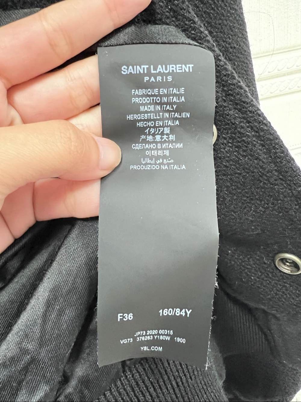 Saint Laurent Paris Saint Laurent Teddy Varsity Jacket Size 36 Size XS / US 0-2 / IT 36-38 - 4 Thumbnail