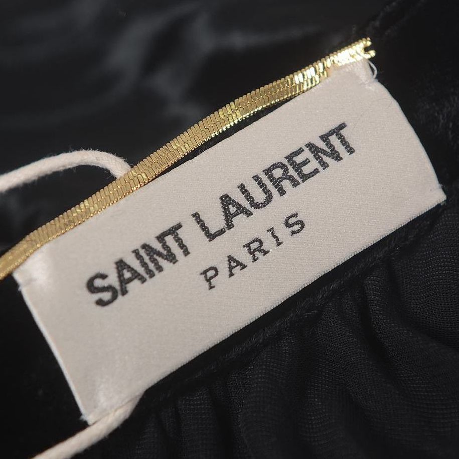 Saint Laurent Paris Saint Laurent Pleated Maxi Skirt Size 34 Size 25" / US 0 / IT 36 - 3 Thumbnail