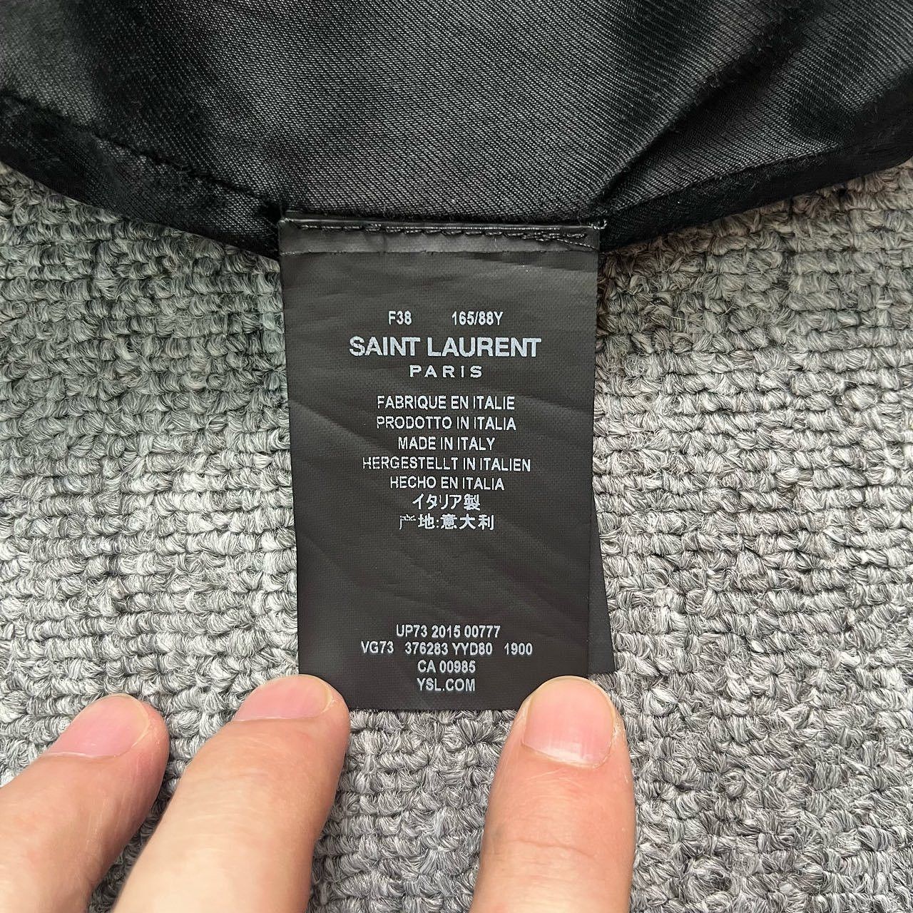 Saint Laurent Paris Saint Laurent Striped Varsity Jacket Size 38 Size S / US 4 / IT 40 - 4 Thumbnail
