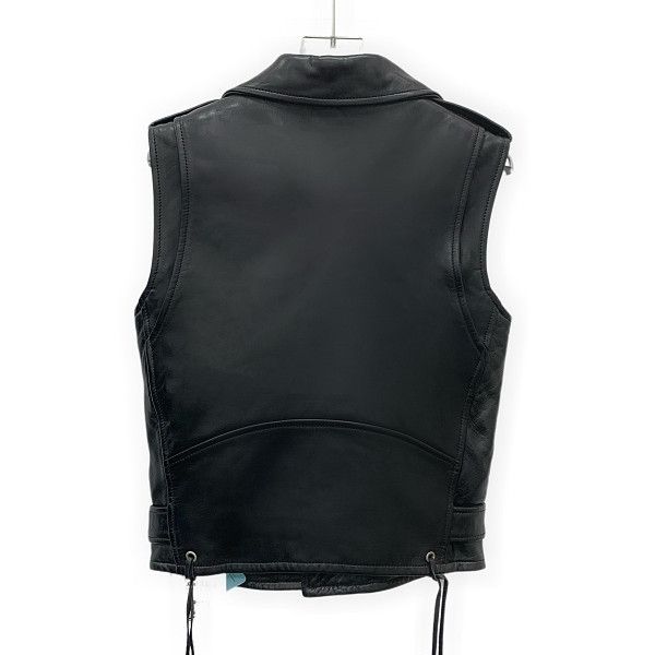 Saint Laurent Paris Saint Laurent Leather Biker Vest Size F36 Size XS / US 0-2 / IT 36-38 - 2 Thumbnail