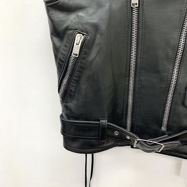 Saint Laurent Paris Saint Laurent Leather Biker Vest Size F36 Size XS / US 0-2 / IT 36-38 - 6 Thumbnail