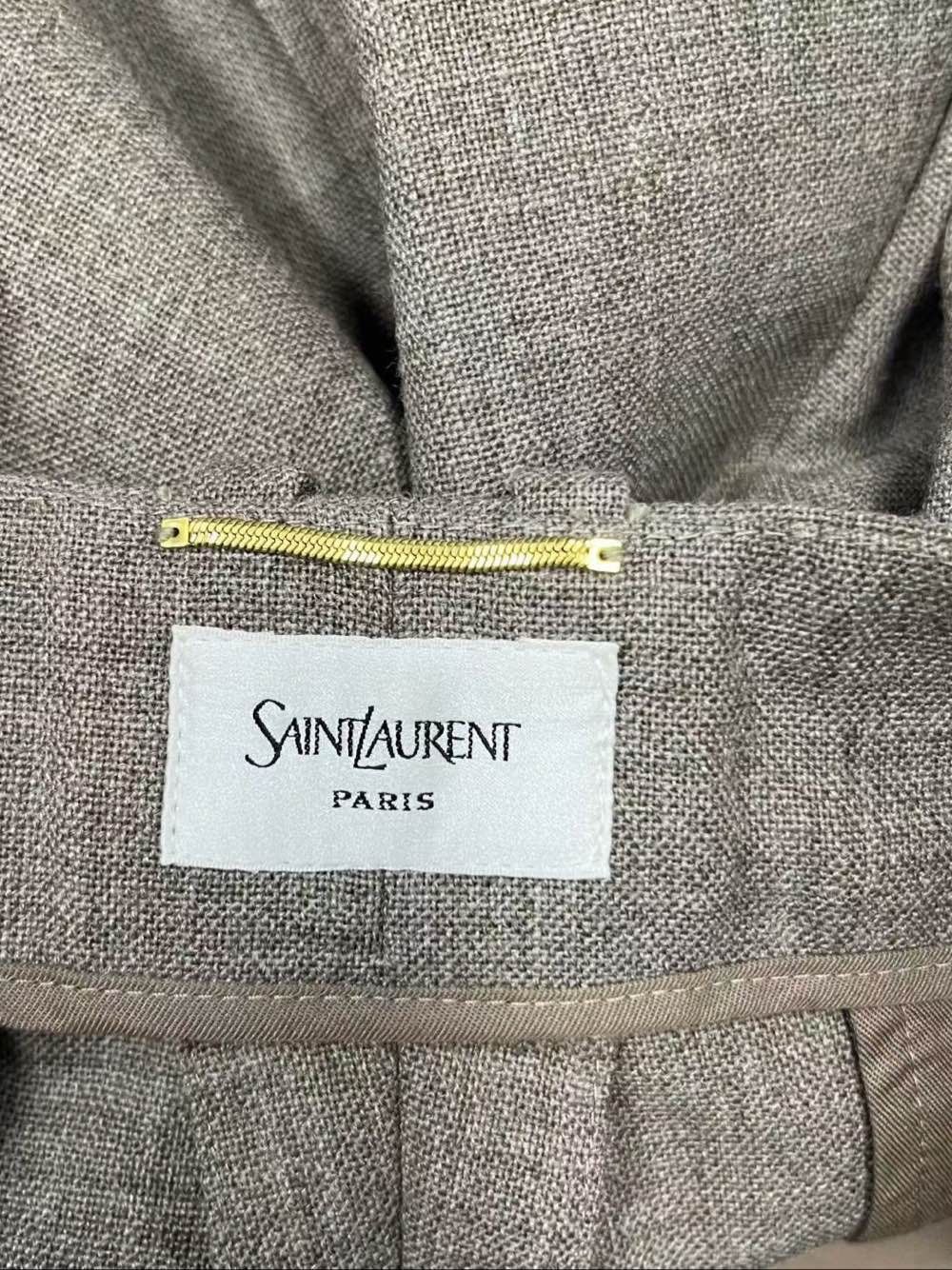 Saint Laurent Paris Saint Laurent Beige Pants Size 38 Size 27" / US 4 / IT 40 - 3 Thumbnail