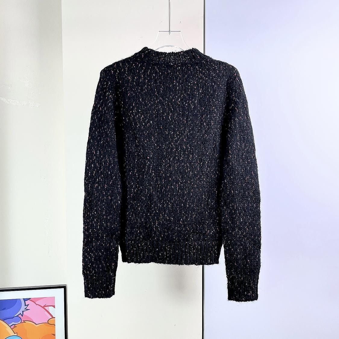 Saint Laurent Paris Saint Laurent Metallic Knit Sweater Size XS Size XS / US 0-2 / IT 36-38 - 2 Thumbnail