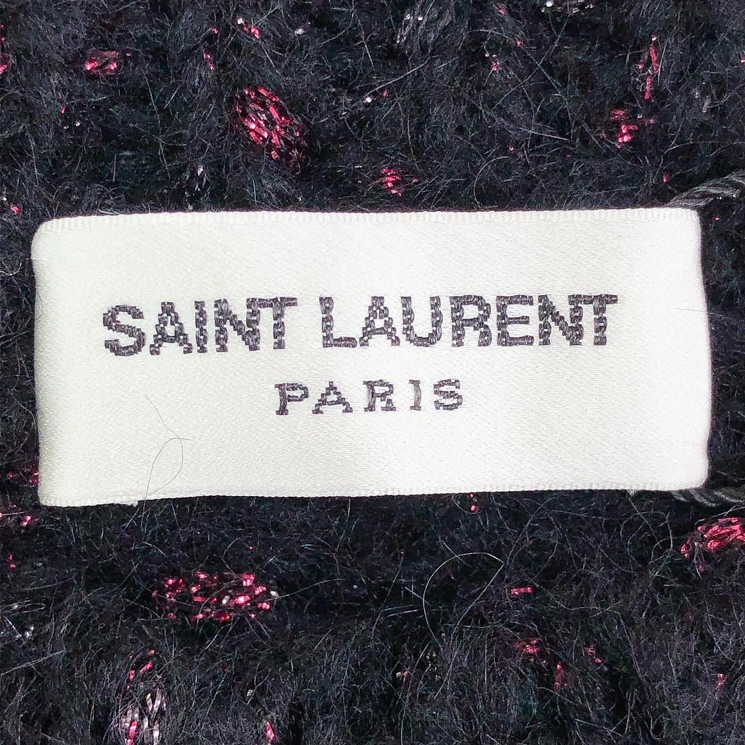 Saint Laurent Paris Saint Laurent Metallic Knit Sweater Size XS Size XS / US 0-2 / IT 36-38 - 3 Thumbnail