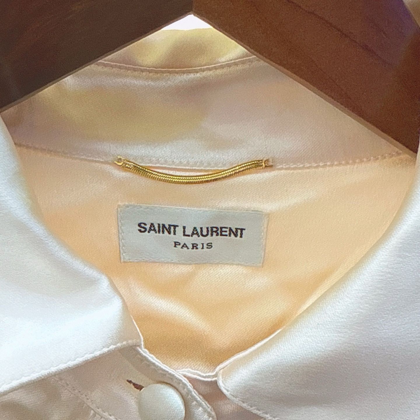 Saint Laurent Paris Saint Laurent Silk Long Sleeve Blouse Size 36 Size XS / US 0-2 / IT 36-38 - 3 Thumbnail