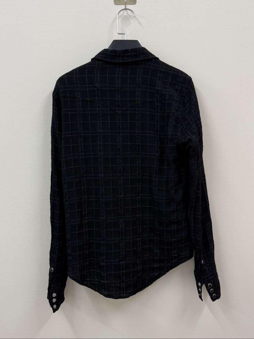 Saint Laurent Paris Saint Laurent Check Western Shirt Size L Size US L / EU 52-54 / 3 - 2 Thumbnail