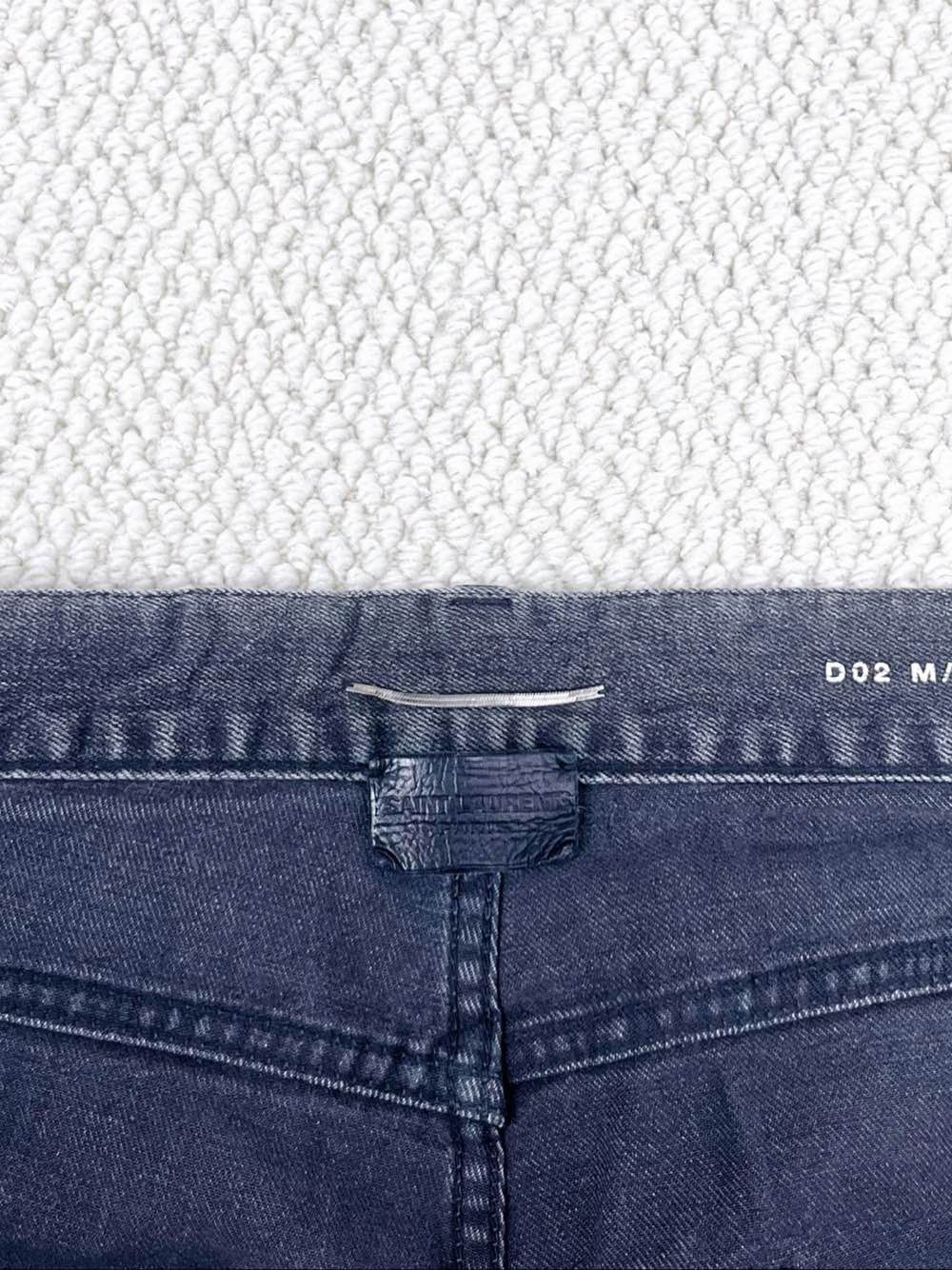 Saint Laurent Paris Saint Laurent D02 Distressed Denim Jeans Size 31 Size US 31 - 3 Thumbnail