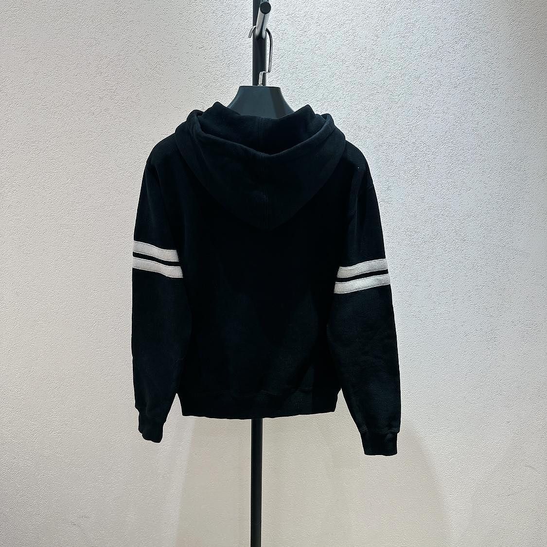Saint Laurent Paris Saint Laurent Stripe Logo Hoodie Size XS Size XS / US 0-2 / IT 36-38 - 2 Thumbnail